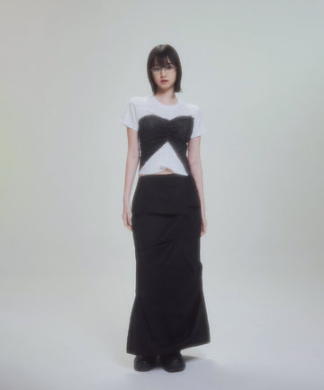 Bustier Layered T-Shirt